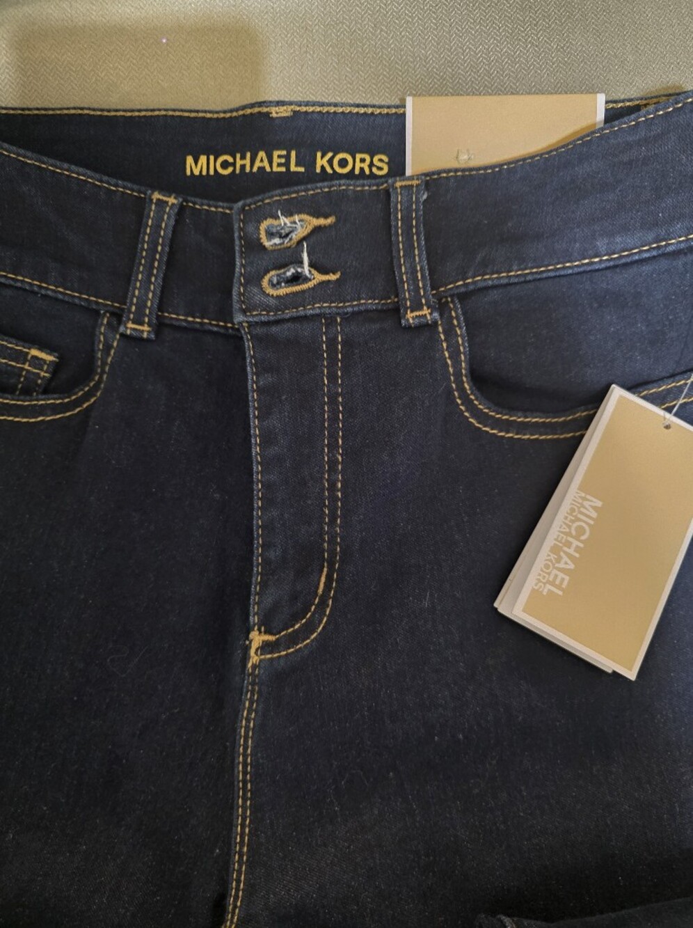 Michael Kors Dark Indigo High-Rise Women's Jeans Size 2 New